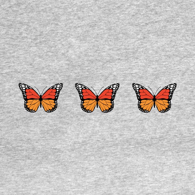 Three butterflies by DEMON LIMBS